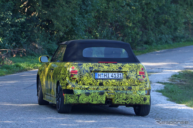 MINI コンバーチブル JCW 次期型プロトタイプ（スクープ写真）