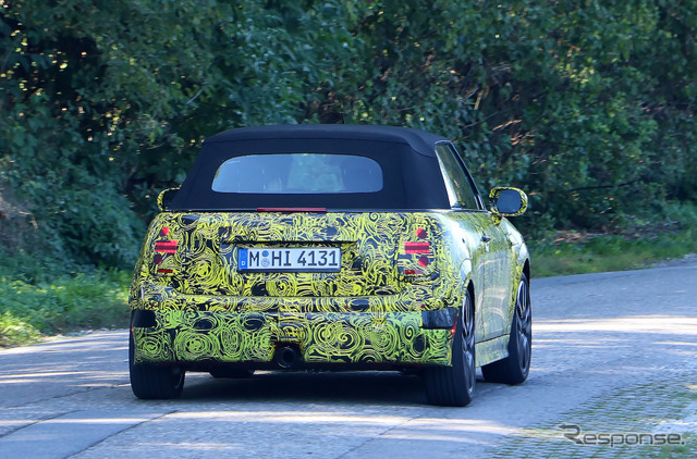 MINI コンバーチブル JCW 次期型プロトタイプ（スクープ写真）