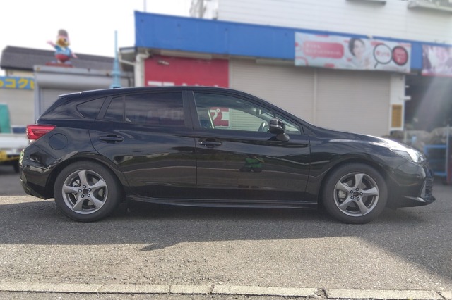 FLEX Z［VSANG-C1SS3］SUBARUインプレッサ スポーツ（GT2）用実装例（Ft: -20mm / Rr: -30mm）