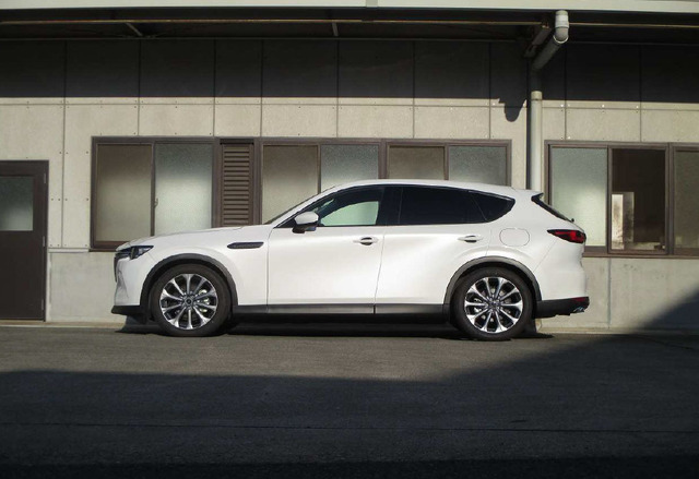 SUSTEC X-LIMIT SPRING MAZDA CX-60（KH3P）用実装例（ダウン量：F 39mm／R 41mm）