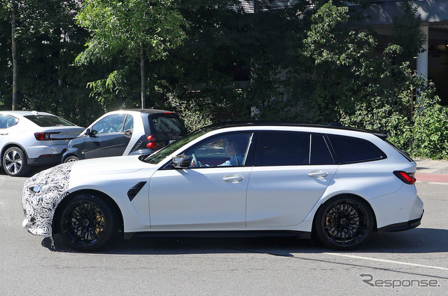 BMW M3ツーリング 改良新型プロトタイプ（スクープ写真）