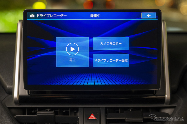 パナソニックストラーダ CN-F1X10BGD連携ドライブレコーダーを装着すると画面上で映像を確認できる