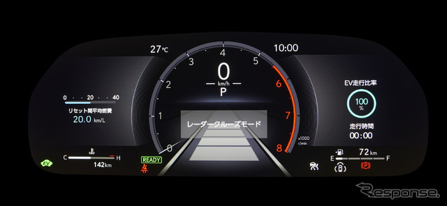12.3インチTFT液晶式メーター
