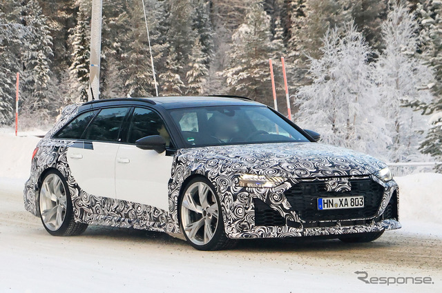 アウディ RS6 GT プロトタイプ（スクープ写真）