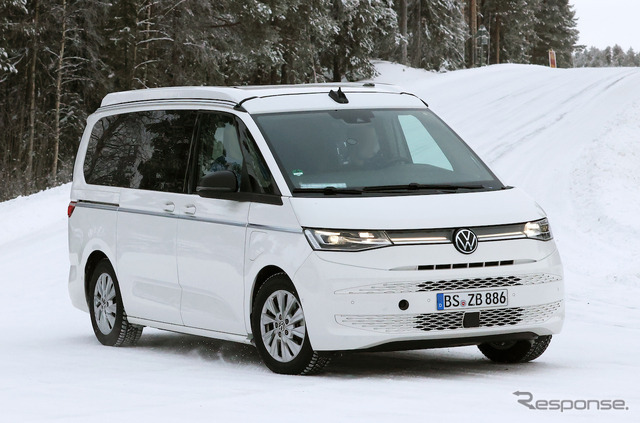 VW カリフォルニア PHEV プロトタイプ（スクープ写真）