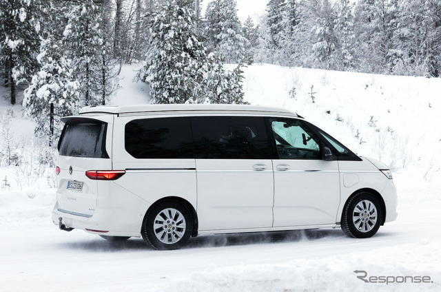 VW カリフォルニア PHEV プロトタイプ（スクープ写真）