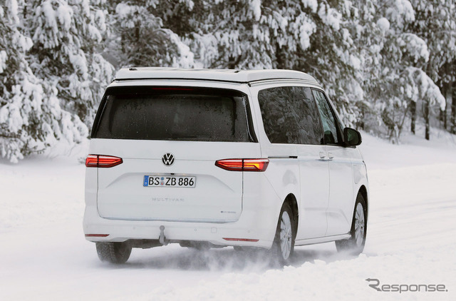 VW カリフォルニア PHEV プロトタイプ（スクープ写真）
