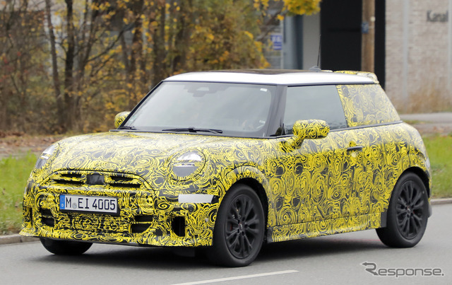 MINI 3ドアハッチバック JCW プロトタイプ（スクープ写真）