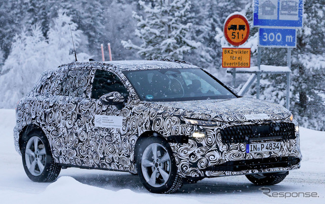 アウディ Q3 次期型プロトタイプ（スクープ写真）