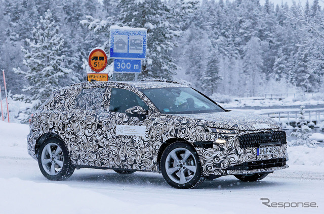 アウディ Q3 次期型プロトタイプ（スクープ写真）