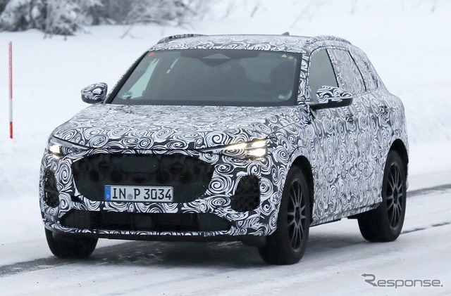 アウディ Q5 次期型プロトタイプ（スクープ写真）