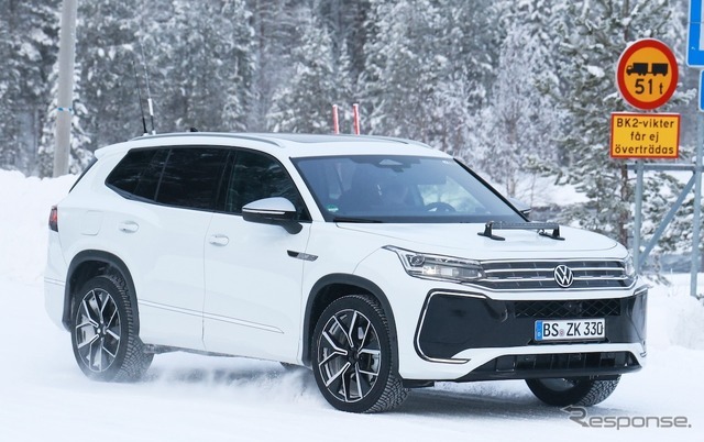 VW タイロン 次期型プロトタイプ（スクープ写真）