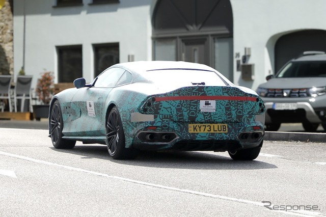 アストンマーティン DBS 後継 V12スーパーカーのプロトタイプ（スクープ写真）