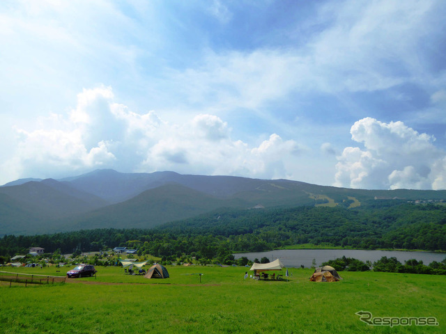 無印良品カンパーニャ嬬恋キャンプ場全景