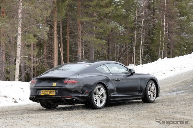 ベントレー コンチネンタルGT PHEVのプロトタイプ（スクープ写真）