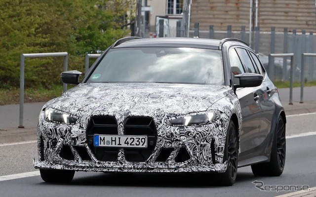 BMW M3 CS ツーリング プロトタイプ（スクープ写真）