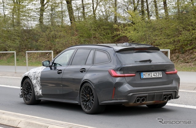 BMW M3 CS ツーリング プロトタイプ（スクープ写真）