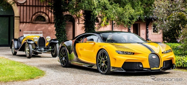 ブガッティ・シロン・スーパースポーツの「55 1 of 1」とタイプ55スーパースポーツ