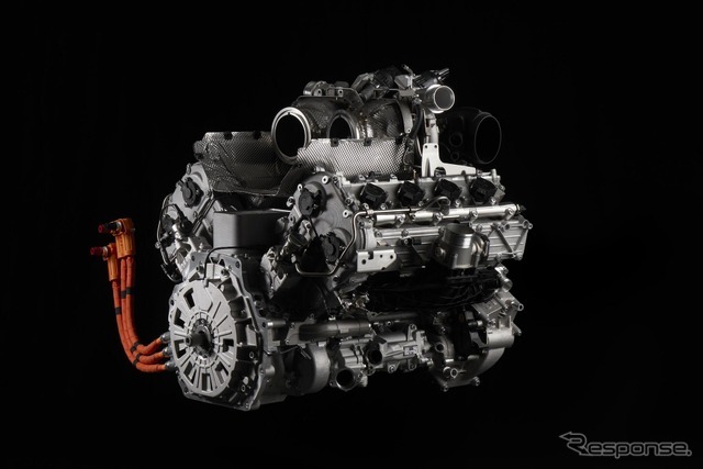 ランボルギーニの新型スーパーカーのV8ツインターボ