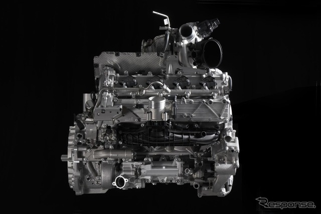 ランボルギーニの新型スーパーカーのV8ツインターボ