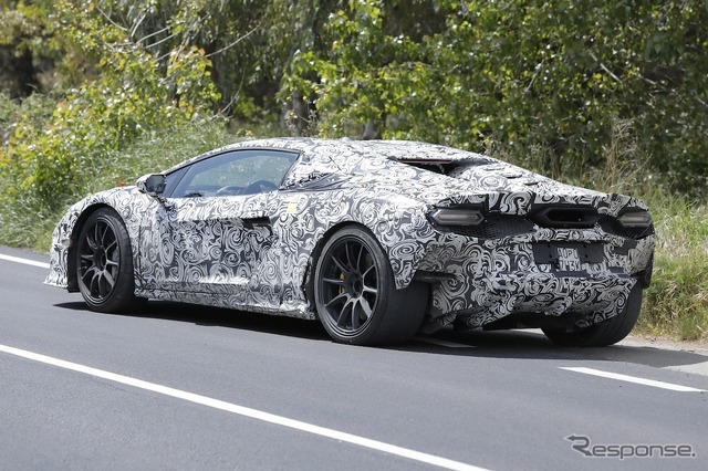 ランボルギーニ ウラカン後継モデルのプロトタイプ（スクープ写真）