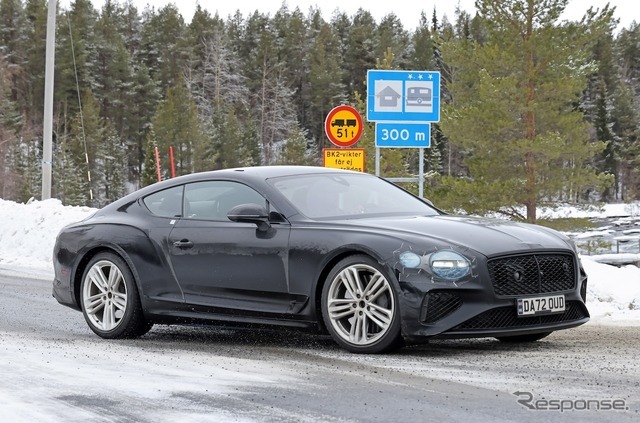 ベントレー コンチネンタルGT 次期型（スクープ写真）