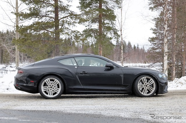 ベントレー コンチネンタルGT 次期型（スクープ写真）
