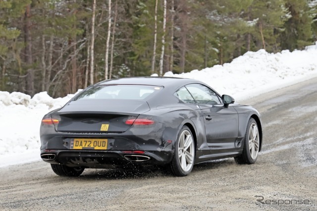 ベントレー コンチネンタルGT 次期型（スクープ写真）