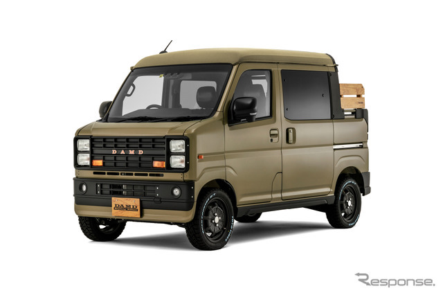 DAMD ATRAI FUZZ DECKVAN：カラーサンプル（カーキ）