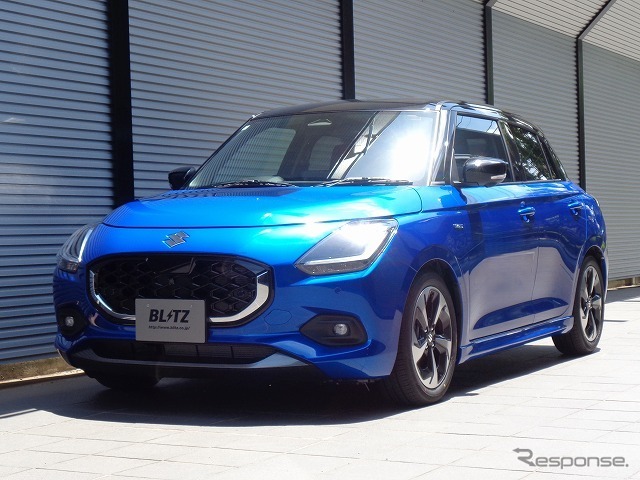 DAMPER ZZ-R SpecDSC Plus［98394］スイフト装着例（フロント：26mmダウン / リア：36mmダウン）