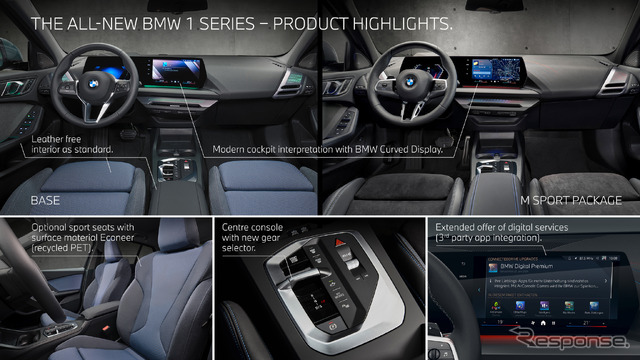 BMW 120 内装 ハイライト