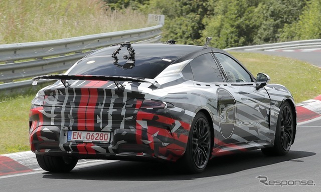 シャオミ SU7 超高性能モデルのプロトタイプ（スクープ写真）