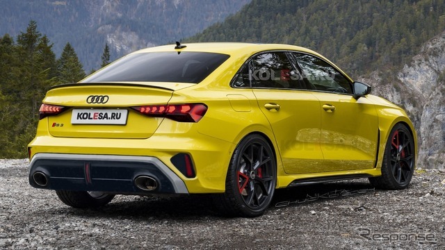 アウディ RS 3 セダン 改良新型（予想CG）