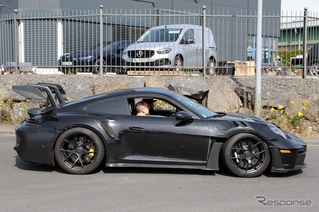 ポルシェ 911GT3 RS 改良新型のプロトタイプ