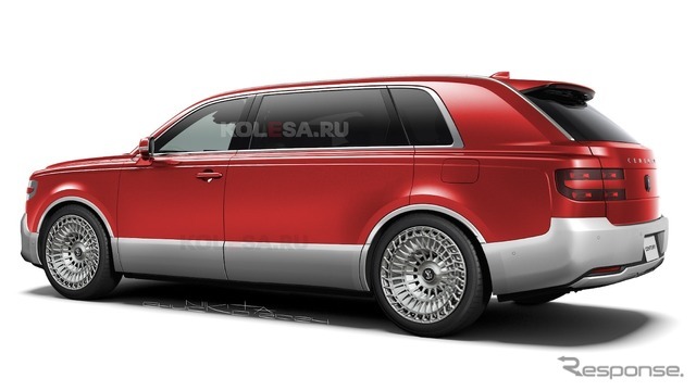 トヨタ・センチュリーSUV LWB仕様の予想CG