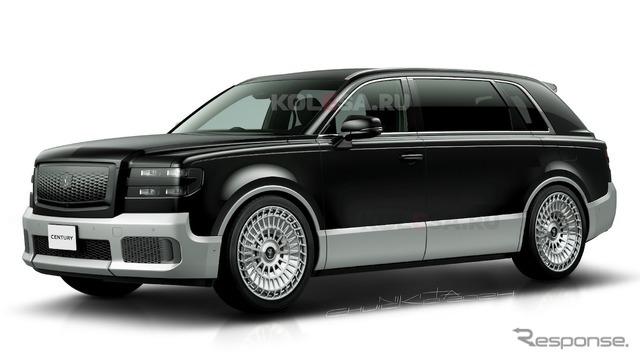 トヨタ・センチュリーSUV LWB仕様の予想CG