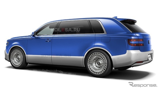 トヨタ・センチュリーSUV LWB仕様の予想CG