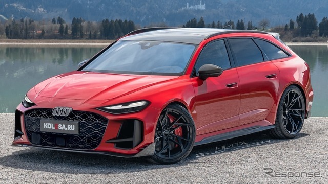 アウディ RS7アバント 新型の予想CG