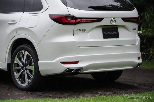 マツダ CX-80 アクセサリー装着車「シグネチャースタイル」