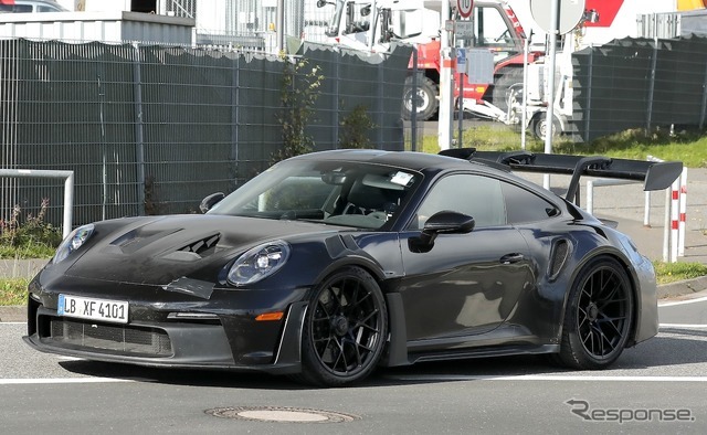 ポルシェ 911 GT3 RS 改良新型のプロトタイプ