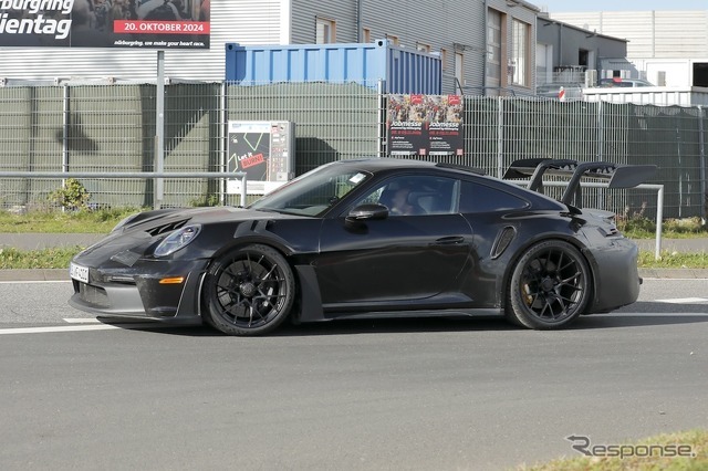 ポルシェ 911 GT3 RS 改良新型のプロトタイプ