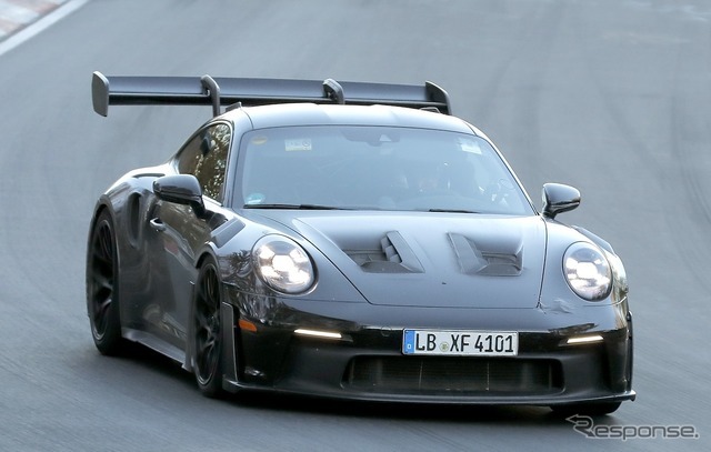 ポルシェ 911 GT3 RS 改良新型のプロトタイプ
