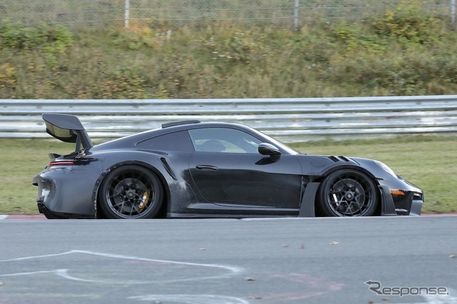 ポルシェ 911 GT3 RS 改良新型のプロトタイプ
