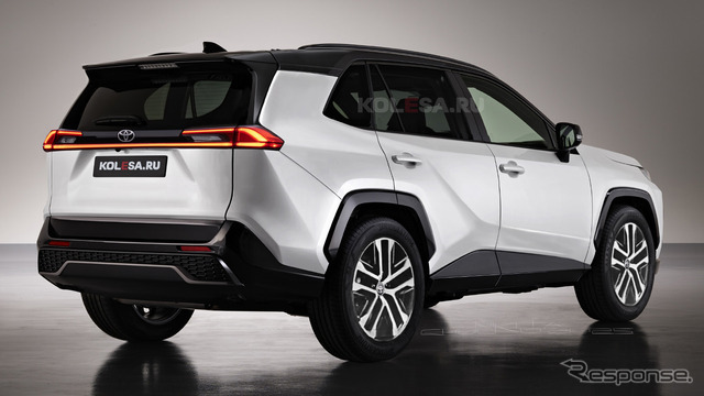 トヨタ RAV4 次期型の予想CG