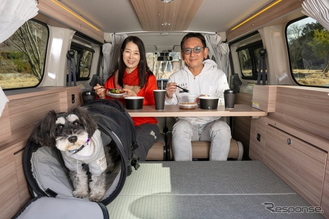 換気システムをONにすることで車内に匂いが残りづらい