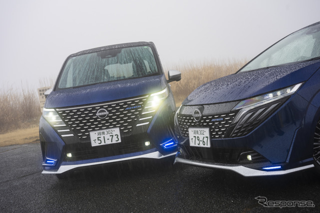セレナ AUTECH SPORTS SPEC（左）オーラ AUTECH SPORTS SPEC（右）