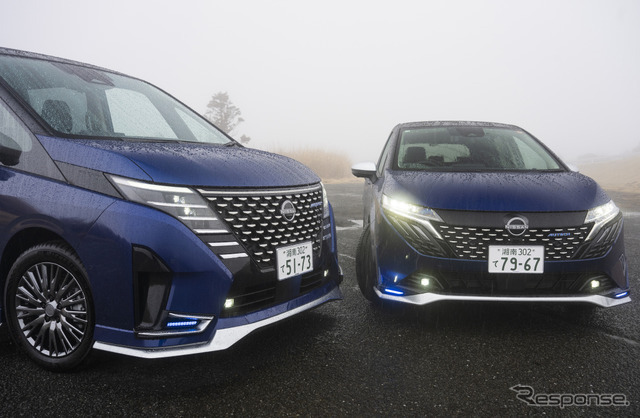 セレナ AUTECH SPORTS SPEC（左）オーラ AUTECH SPORTS SPEC（右）