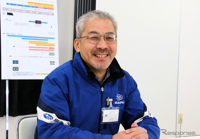 SUBARU商品事業本部プロジェクトゼネラルマネージャーの只木克郎さん