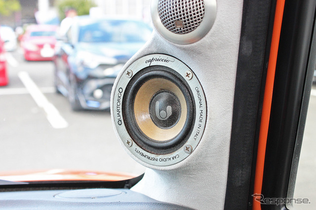 「パワーアンプ内蔵DSP」が搭載されたオーディオカーの一例（製作ショップ：イースト＜大阪府＞）。