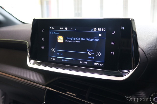 純正オーディオのシステムはオーディオ再生にはほぼ使わないのもこのデモカーのコンセプト。高音質化のカギでもある。